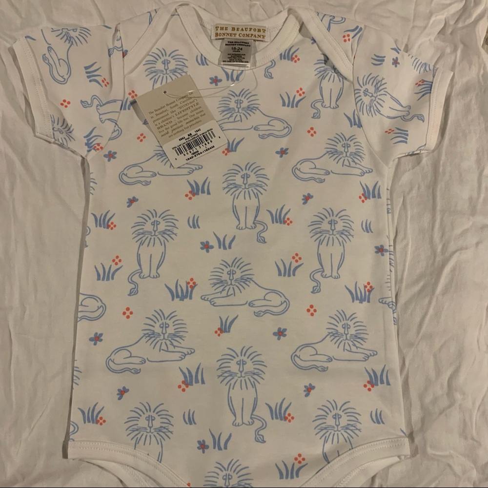T.B.B.C. Onesie just lion around print. NWT 18-24months